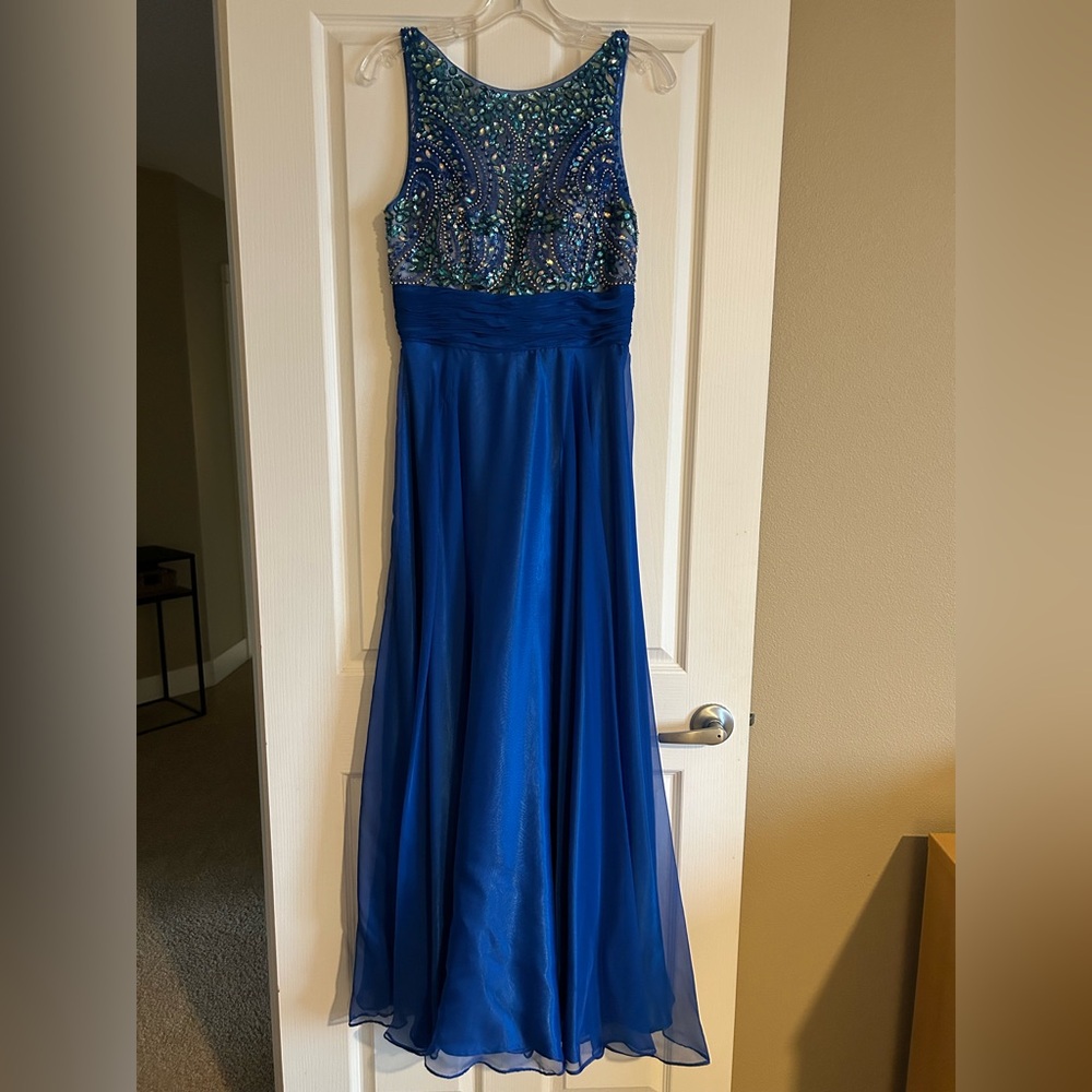 Cinderella Blue and Green Gown